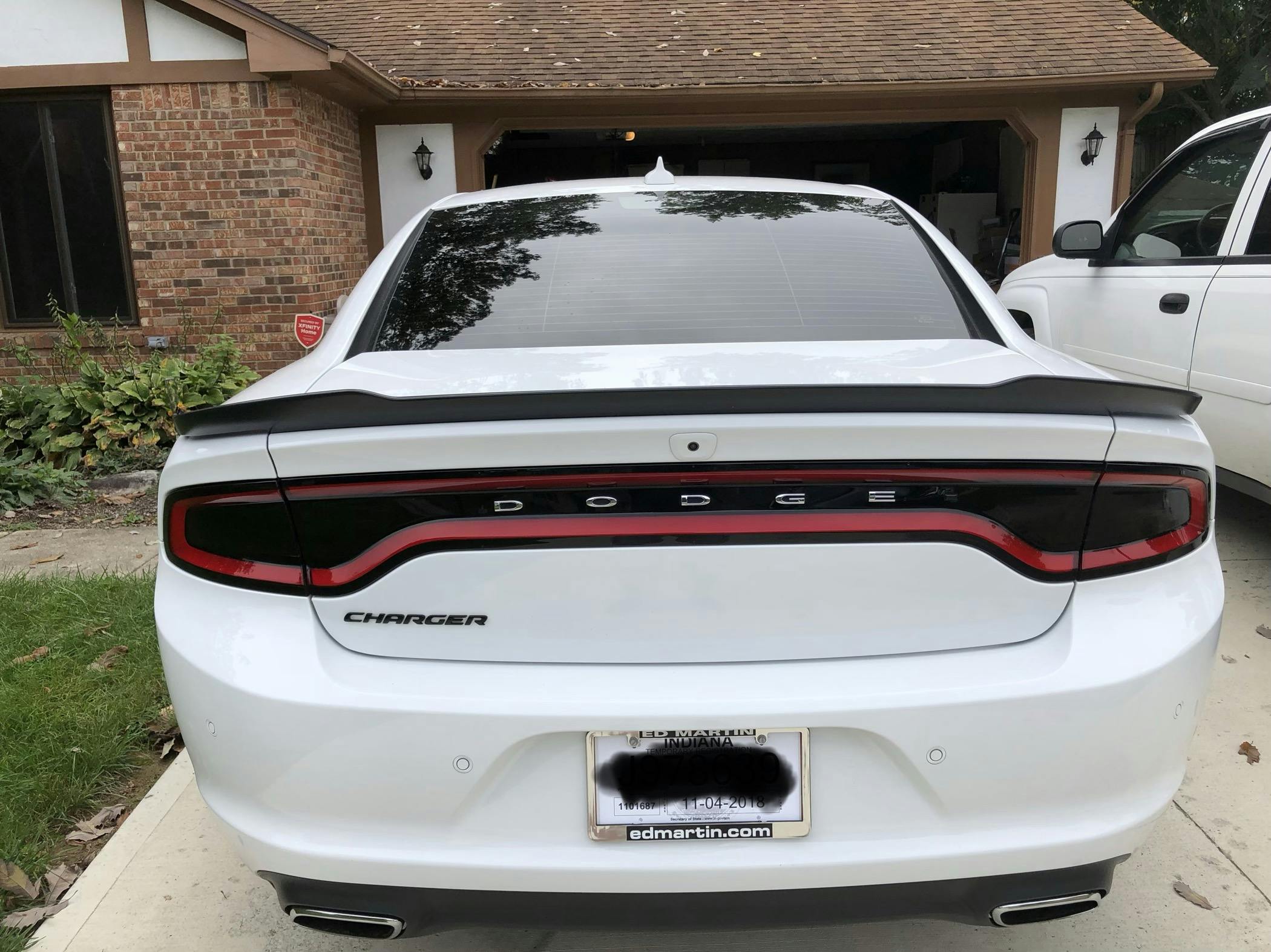 2015+ Charger Tail Light Tint Kit - Type 1 (Side Overlays)